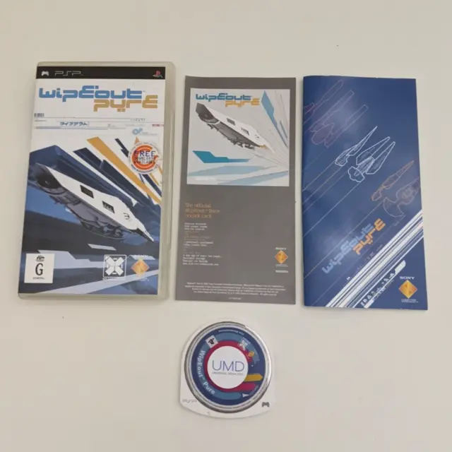 Genuine Sony PlayStation Portable PSP Wipeout Pure Wipe Out CIB Complete PAL AUS