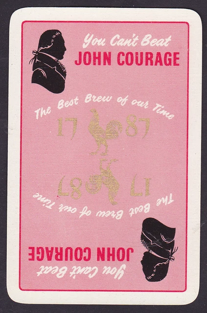 John Courage Bitter,Brewery,Single playing Card