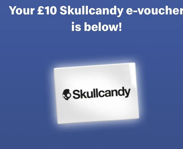 Skull candy £10 voucher