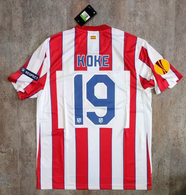 Camiseta Koke Atlético Madrid Final Europa League Shirt Trikot Maillot Maglia