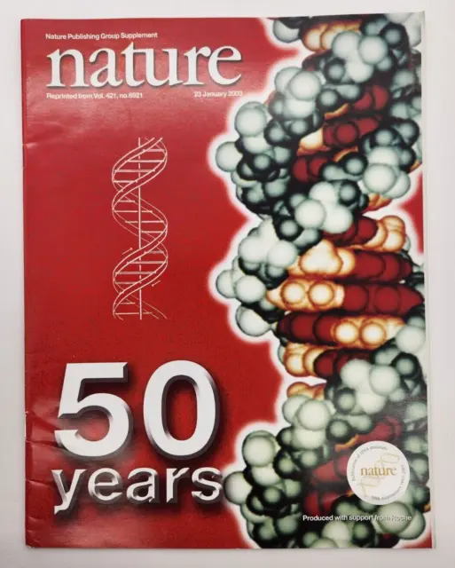 Nature magazine the double helix 50 years January 2003 Vol 421 #6921