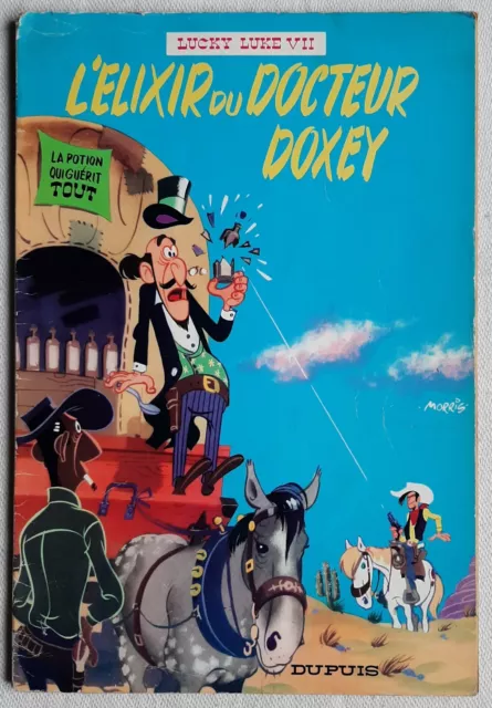 Lucky Luke 7 L'elixir Du Docteur Doxey Tres Tres  Rare Edition De 1965