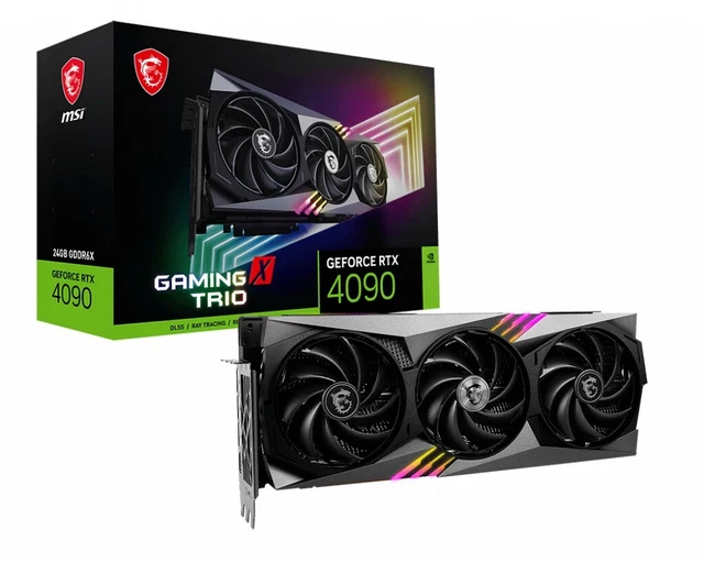 MSI GeForce RTX® 4090 GAMING X TRIO 24G (Gaming-Grafikkarte, 24GB, V510-006R)
