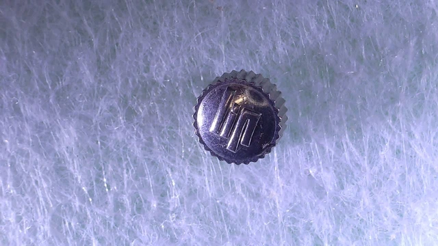 Une Couronne Remontoir Pour Montre Étanche Plongée Acier