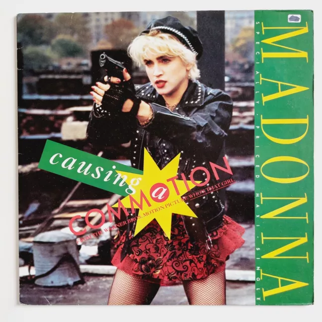 ✿ 12" Maxi 45 ✿ Madonna : Causing A Commotion (Silver Screen Mix 6:33)