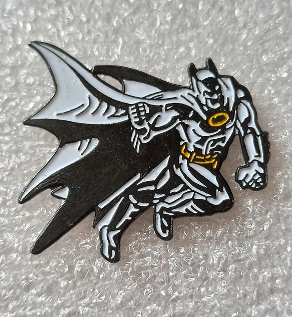 Pin's Batman En Métal émaillé - Fermoir Sécurité, Finition Grand Feu - Environ 30x12 Mm - Collection Super-héros - 4