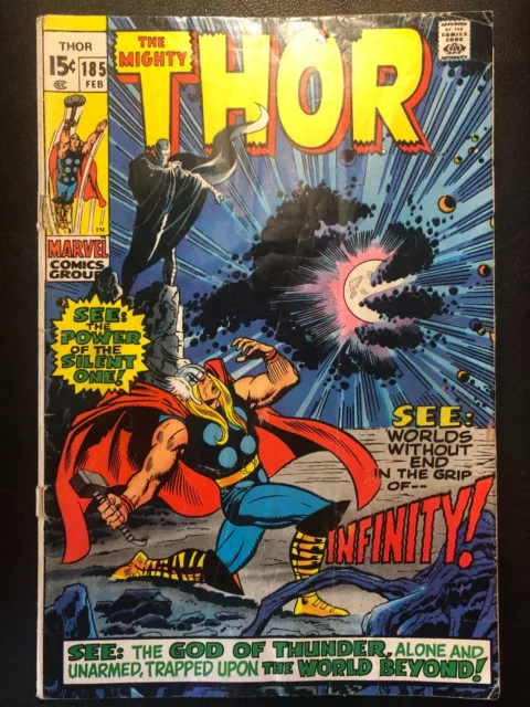 The Mighty Thor #185 Marvel Comic Book 1971 Appearance Infinity