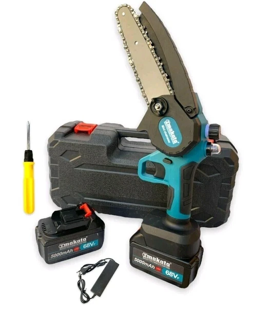 Mini Motosega A Batteria 48V 6 Pollici Lubrificata Olio - Foto 2