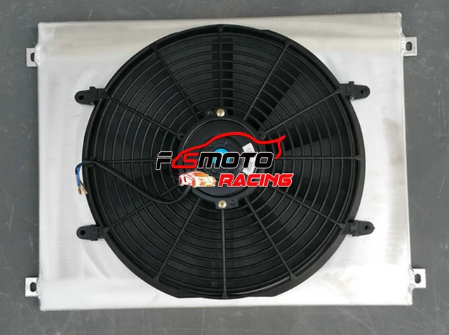 Aluminum Shroud +Fan For Toyota Hilux surf KZN130 1KZ-TE 3.0 TD 1993-1996 94 95