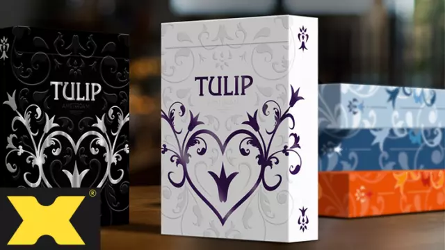 Purple Tulip Playing Cards by Dutch Card House Company