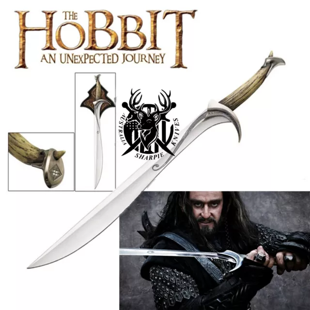 Hobbit Orcrist Sword Of Thorin Oakenshield leather sheath gift Lord Of replica