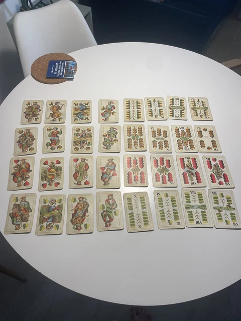 Jeu De 32 Cartes Vintage - Ancien Jeu Complet - France - Bon état