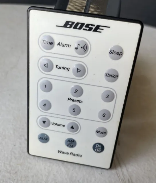 Bose Wave Music System OEM Audio System Replacement Remote Control Tested White
