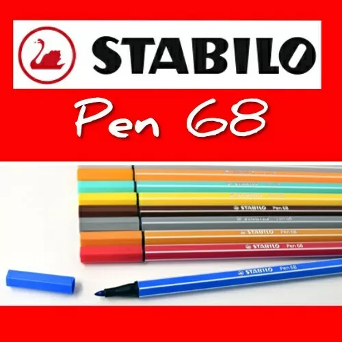 Stabilo Pen 68 Fan Edition Rollerset da 25 Colori Assortiti