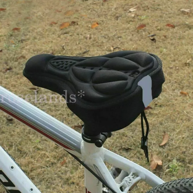 3D Bike EXTRA Comfort Soft Gel Pad Comfy Cushion Saddle Seat Cover Bicycle Cycle