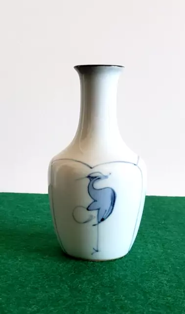 Japanische Porzellan Vase Handgemalte Kaninchen fein gearbeitet sehr schön Vase