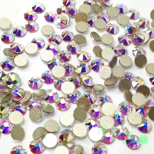 144 Swarovski 2088 XIRIUS 20ss Flatback Rhinestones 5mm ss20 CRYSTAL AB (001 AB)