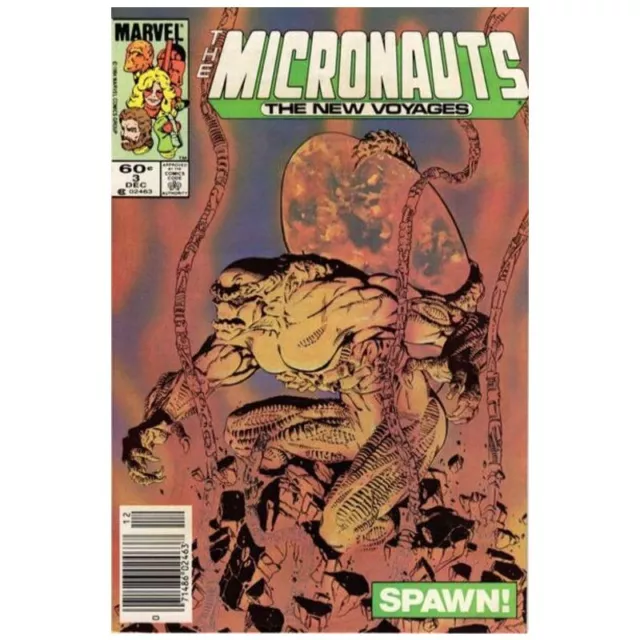 Micronauts (1984 series) #3 Newsstand in VF minus condition. Marvel comics [i~