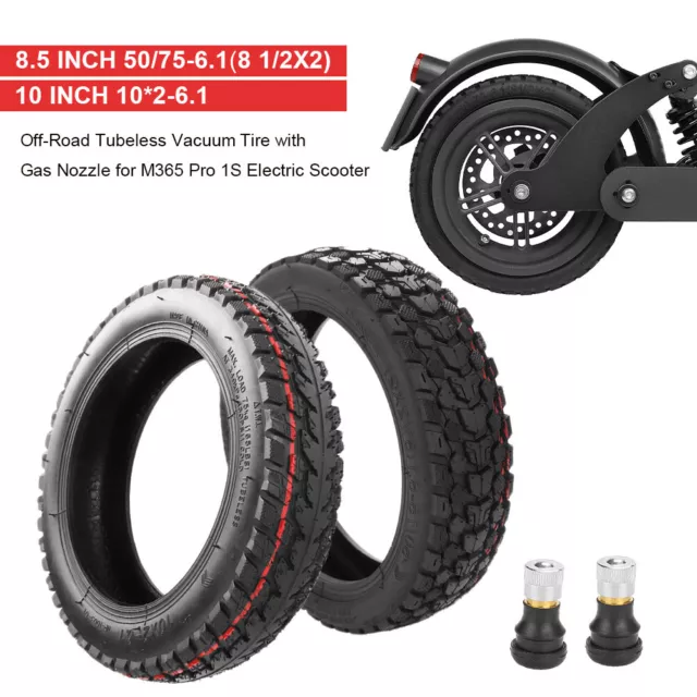 8.5"/10" Off-Road Tubeless Vacuum Tire for Xiaomi M365/Pro/1S Electric Scooter