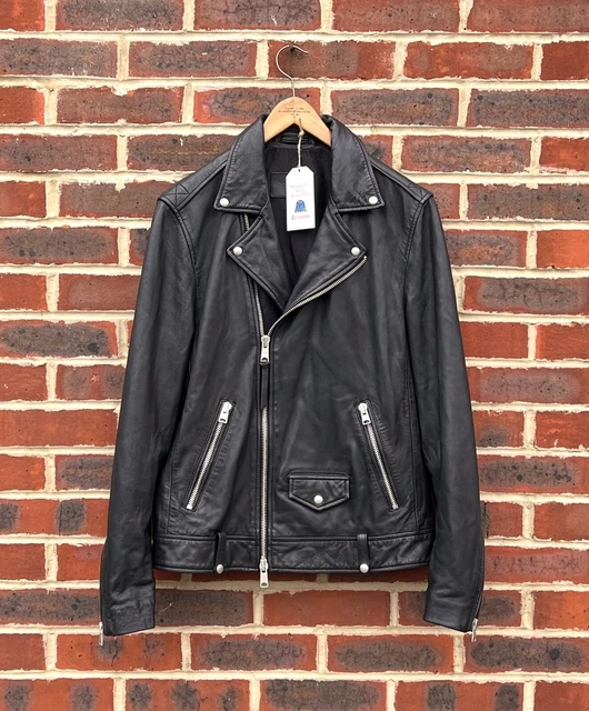 All saints griffin clearance leather jacket