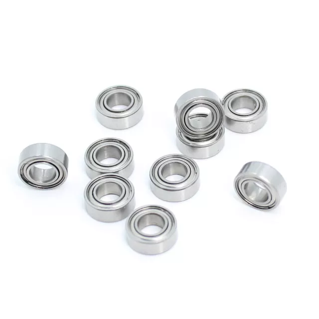 Qty.10 SMR63ZZ Bearing (3x6x2.5 mm) Stainless Steel 440c Ball Bearings MR63ZZ