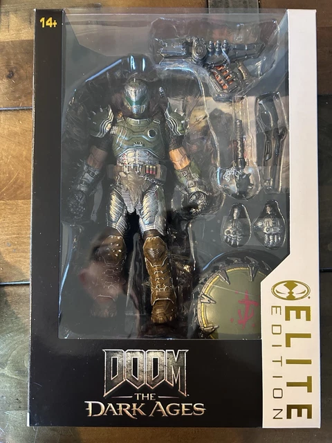 MCFARLANE DOOM THE Dark Ages Doom Slayer 7" Deluxe Figur Elite Edition ...