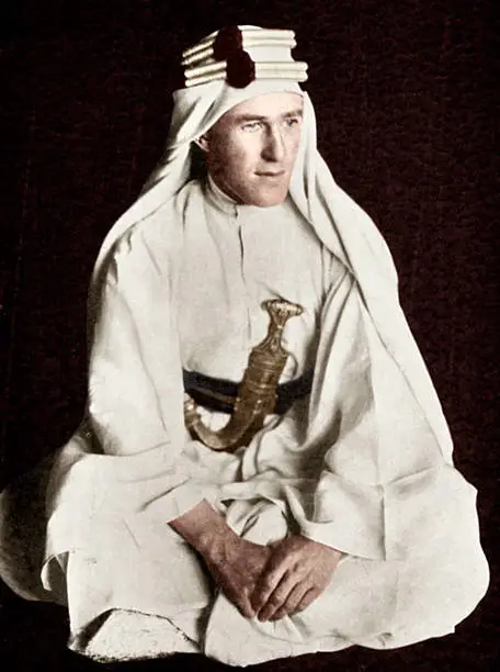 Lawrence of Arabia, early 20th century. Thomas Edward Lawrence, , mo - Old Photo