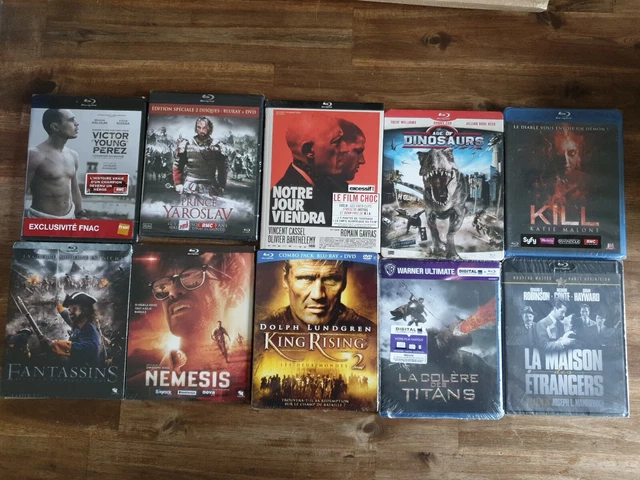 Lot de 10 Blu Ray Neufs kill Katie malone  La colère des titans King rising 2...