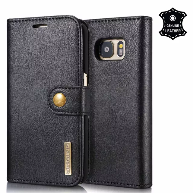 Samsung Galaxy S7/S7 Edge Leather Removable Wallet Magnetic Flip Card Case Cover