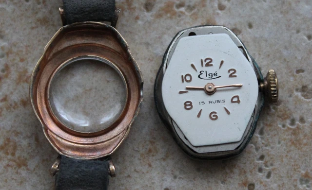 ANCIENNE MONTRE FEMME Mécanique YEMA Vintage Watch 1960 Plaqué OR