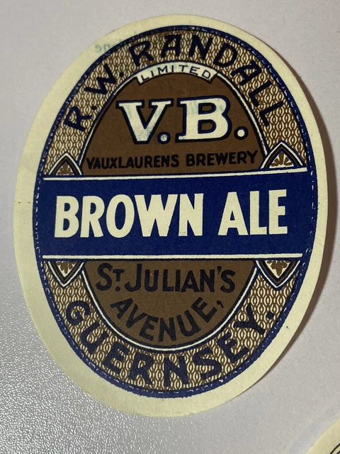5 Old R W Randall St Julians. Guernsey Jersey Brewery Beer Labels Lot 180 4