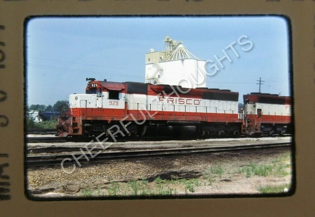 Original '77 Kodachrome Slide SLSF Frisco 929 SD45 Memphis, TN       28R26