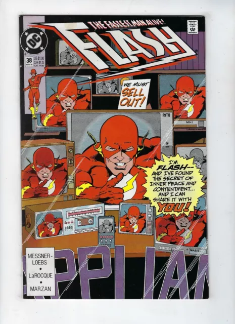 Flash # 38 DC Comics May 1990 FN+