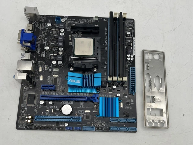 ASUS M5A78L-M PLUS/USB3 Motherboard w/ AMD FX CPU 8GB DDR3