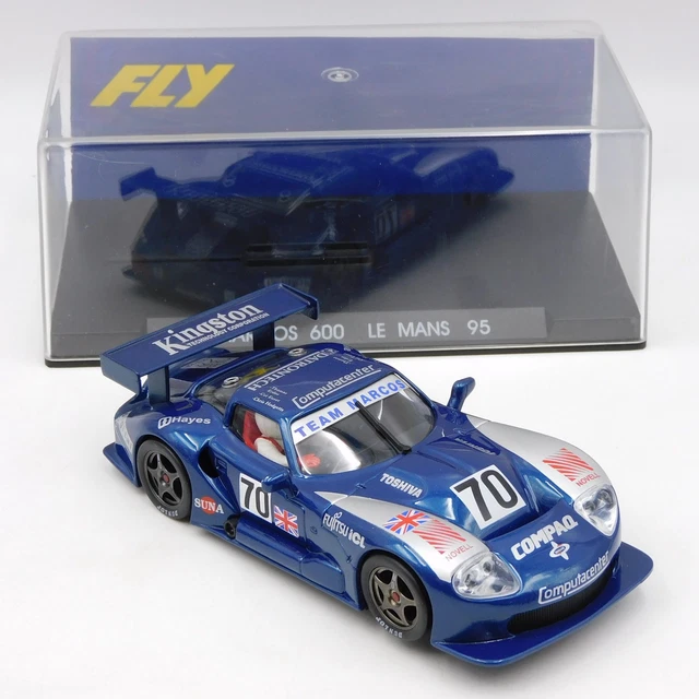 Slot Car Scalextric Fly 88037 A-362 Marcos LM 600 Nº99 24H. Spa 2002