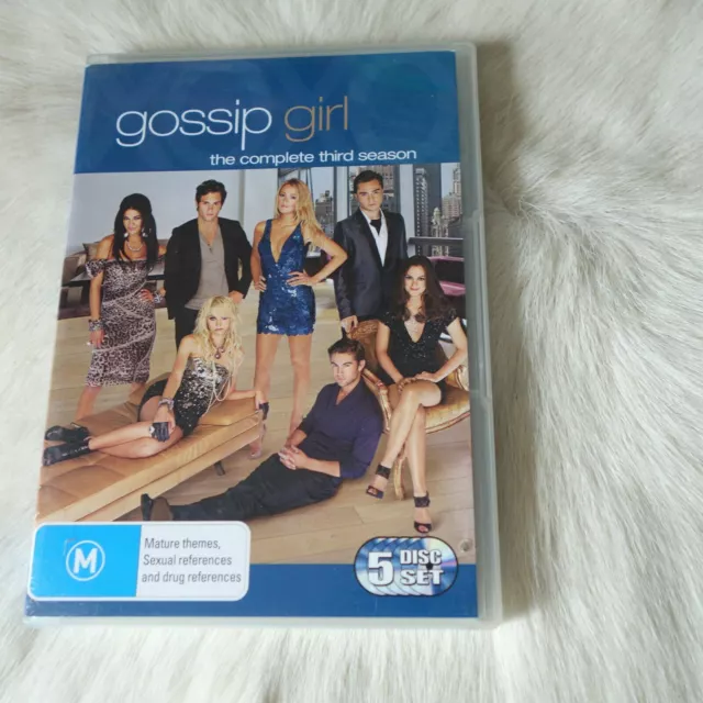 GOSSIP GIRL: THIRD SEASON - Leighton Meester, Blake Lively - 5 DVDs $29.99  - PicClick AU