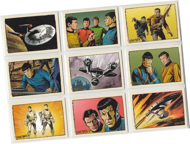 Quotable Star Trek The Original Series - 9 Card "quotable Comic Book" Set GK1-9