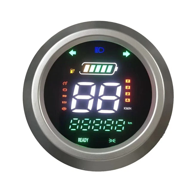 ELECTRIC VEHICLE 48V-72V Display Meter Control Panel Electric bike ...