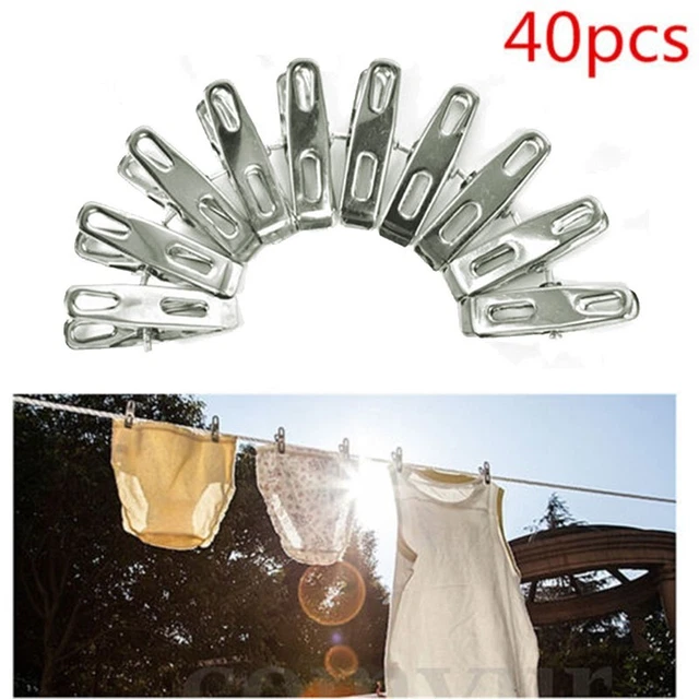 Pinze Abbigliamento Durevole Utile Pratico Set Calze 4,5*1cm Acciaio Inox