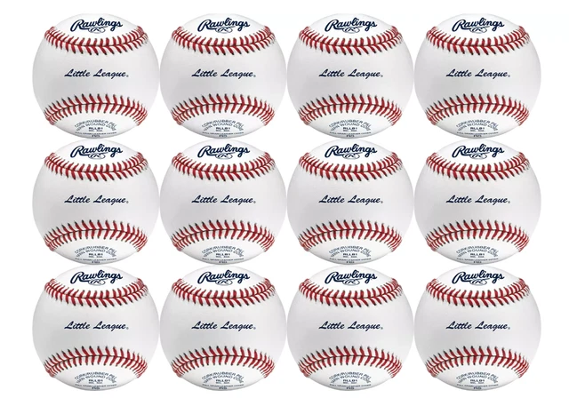 Rawlings Little League RLLB1 Baseballs - 12 Pack