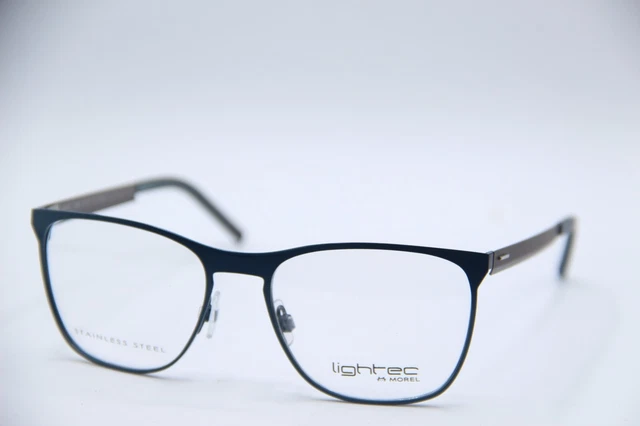 Morel 8094L Lightec Bb020 Blue Authentic Eyeglasses 52-17-140 NEW MOREL LIGHTEC 8094L BB020 BLUE GUNMETAL AUTHENTIC  main image 3