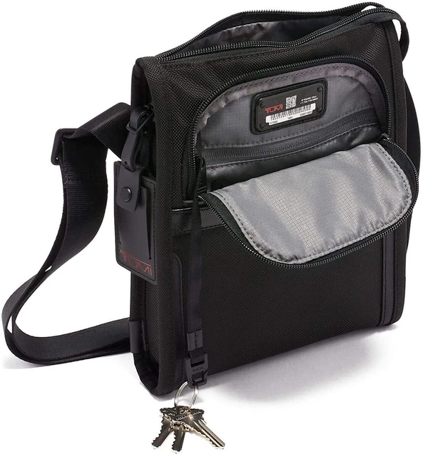 TUMI - Alpha 3 Small Pocket Crossbody Bag Black NEW 2
