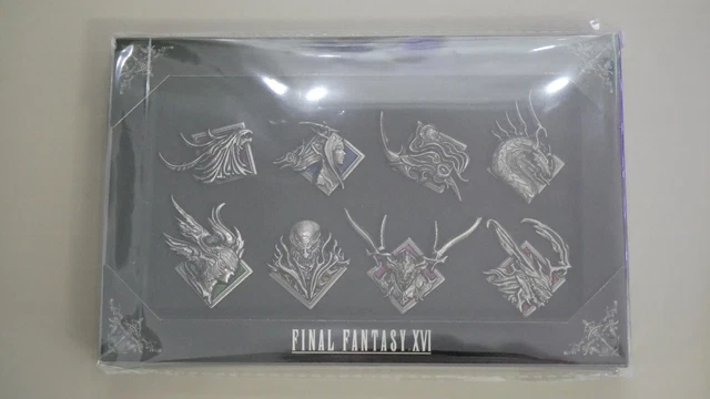 FINAL FANTASY XVI Collector's Edition Metal Eikon Pins (New & Sealed ...