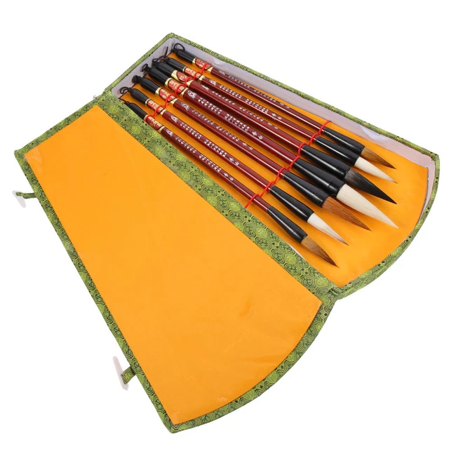 Juego de bolígrafos de tinta pincel de pintura chino pincel de escritura multifunción viaje