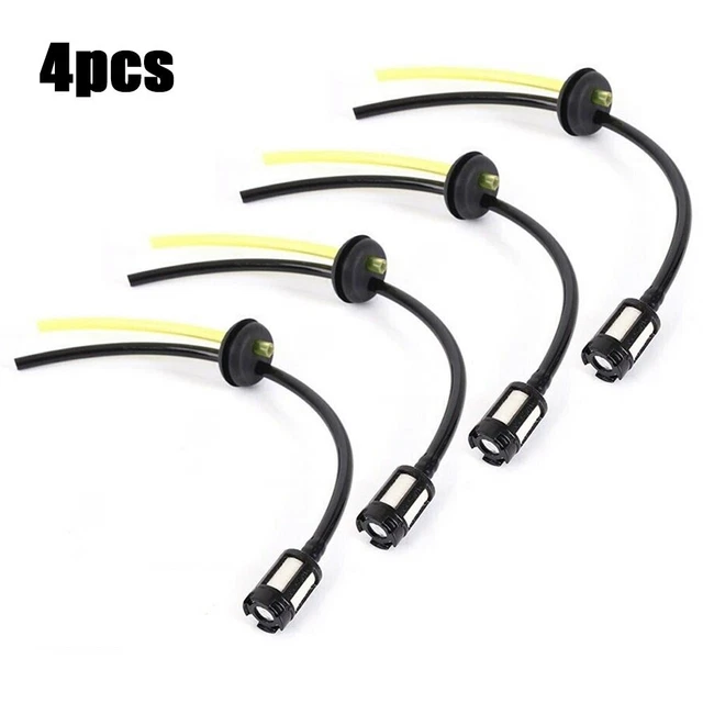 Tuyau Carburant Avec Filtre Pour Débroussailleuse - Universel - Remplacement Pièce Moteur - Longueur 21 Cm