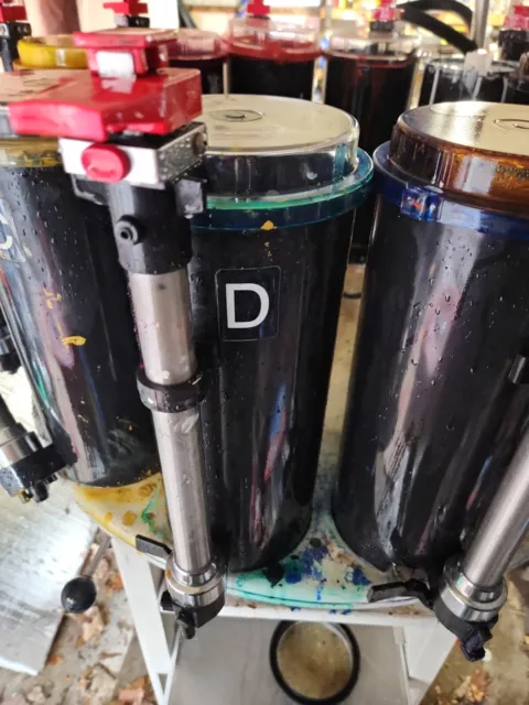 Harbil Fluid Paint Colorant Dispenser Can Holder part mixer bottle canister Harbil Fluid Paint Colorant Dispenser Can Holder part mixer bottle canister