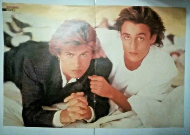 Wham - George Michael + Andrew Ridgeley - 80ziger BRAVO Poster - nie an der Wand