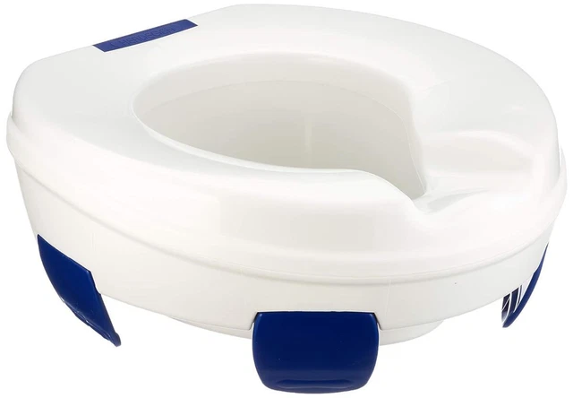 Gima 27756 Clipper Erhöhter WC-Sitz Toilettensitzerhöhung WC-Erhöhung 11cm Weiß