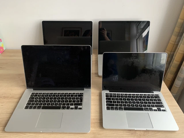 Joblot 4 x Faulty Apple MacBook Pro’s Intel Core i7 & i5 15” & 13” 2013 2011