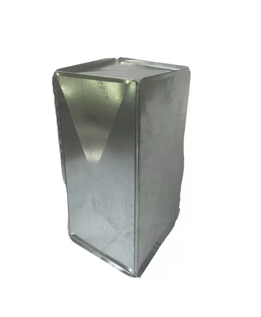 Supply Air Duct Plenum 19 X 23.5 X 27 1/2 Long Galvanized Steel 26 Gauge